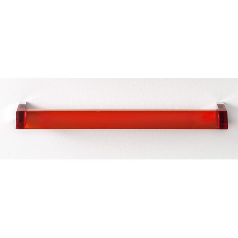 Accessoires - Accessoires für das Bad - Wandtuchhalter Rail plastikmaterial orange / L 45 cm - Kartell - Mandarin-Orange - PMMA