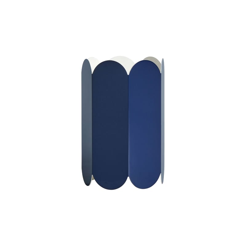 Luminaire - Lampes de table - Abat-jour Arcs métal bleu / Ø 20 x H 30 cm / Sans système électrique - Hay - Bleu - Acier