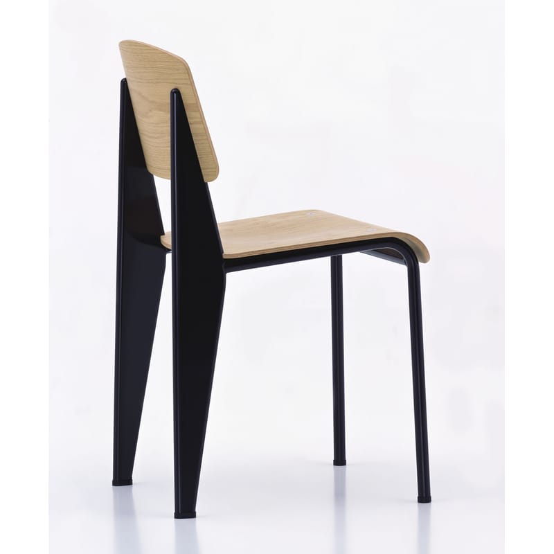 Vitra Standard Chair black natural oak Made In Design UK