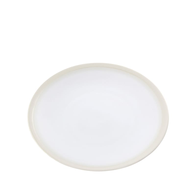 Table et cuisine - Assiettes - Assiette à dessert Sicilia céramique blanc beige / Ø 20 cm - Maison Sarah Lavoine - Jasmin - Grès peint et émaillé