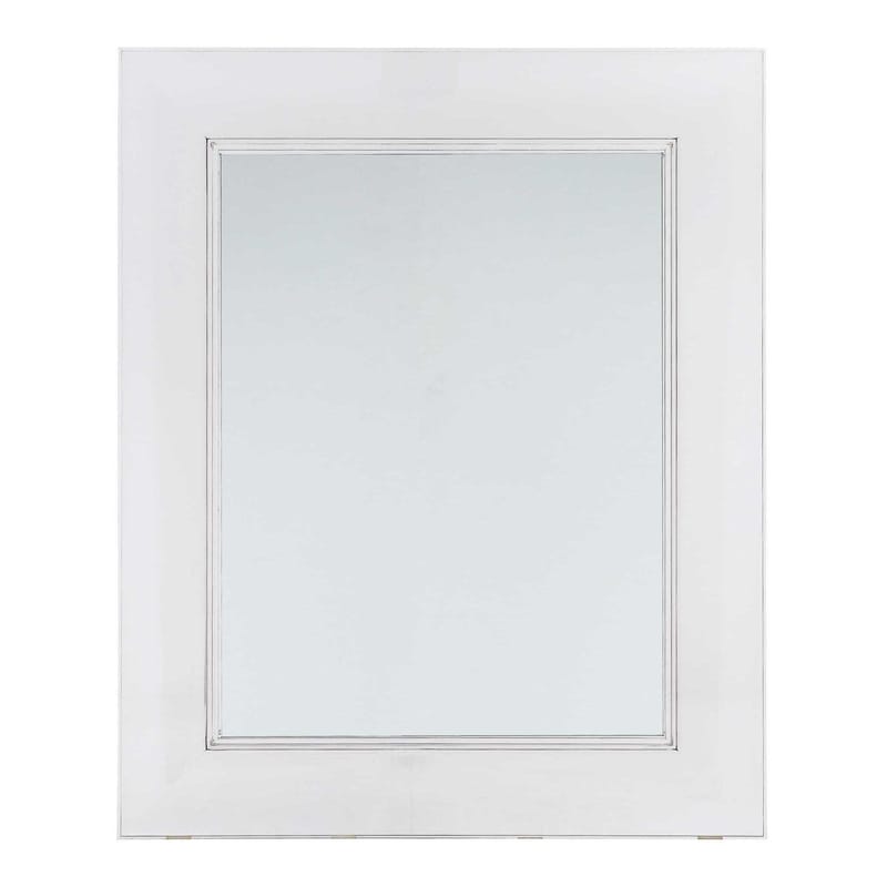 Mobilier - Miroirs - Miroir mural Francois Ghost plastique transparent / 65 x 79 cm - Philippe Starck, 2005 - Kartell - Cristal - Polycarbonate