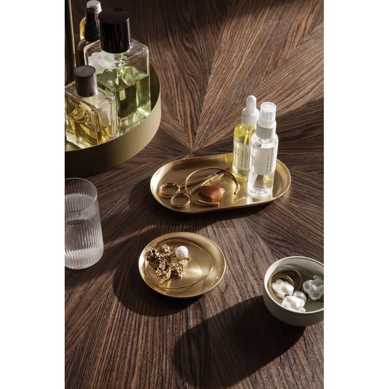 Ferm Living Basho Tray brass Made In Design UK