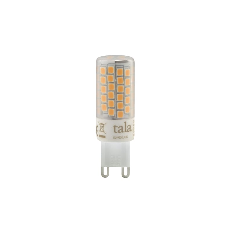 Luminaire - Ampoules et accessoires - Ampoule LED G9 3,6W céramique blanc / 2700K, 360lm - TALA - 3,6W - Céramique, Polycarbonate