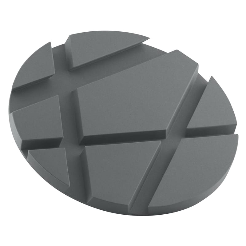 Décoration - High Tech - Dessous de plat SmartMat plastique gris / Support smartphone & tablette - Silicone - Eva Solo - Gris - Métal, Silicone