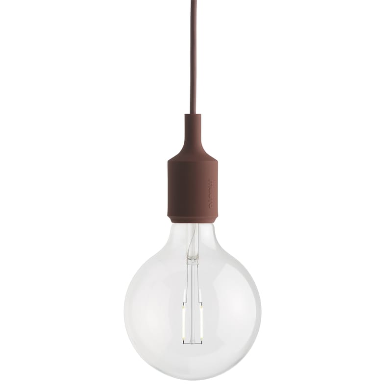 Muuto E27 Pendant deep red Made In Design UK