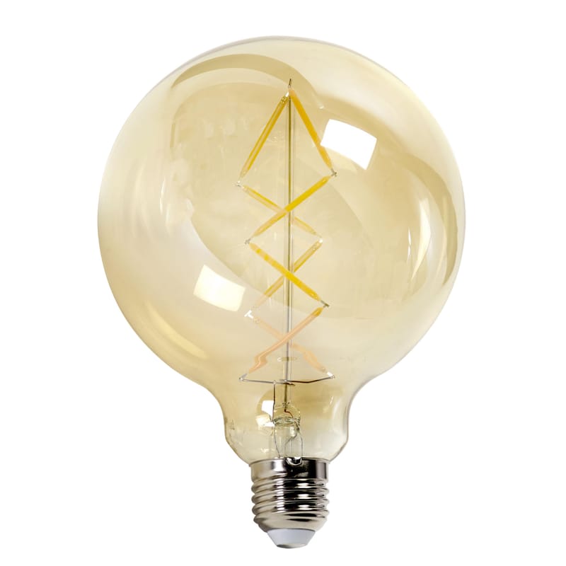 Luminaire - Ampoules et accessoires - Ampoule LED filaments E27 Edison verre transparent 2W / Pour baladeuse & lampe Studio Simple - Serax - Ø 12,5 cm / Transparent - Verre