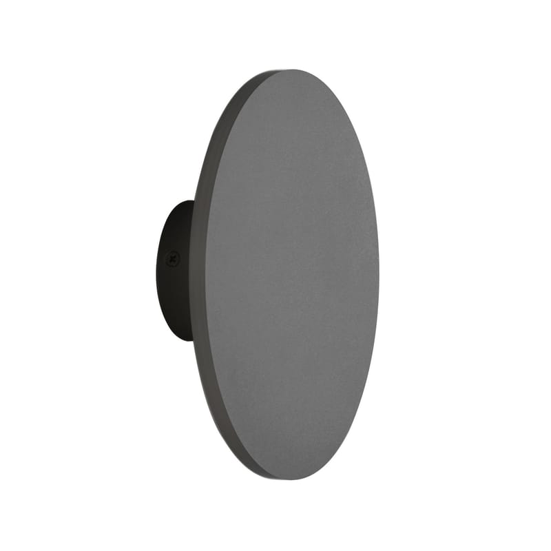 Luminaire - Appliques - Applique Zenith Medium métal gris / LED - Ø 12 cm - ENOstudio - Anthracite - Acier inoxydable