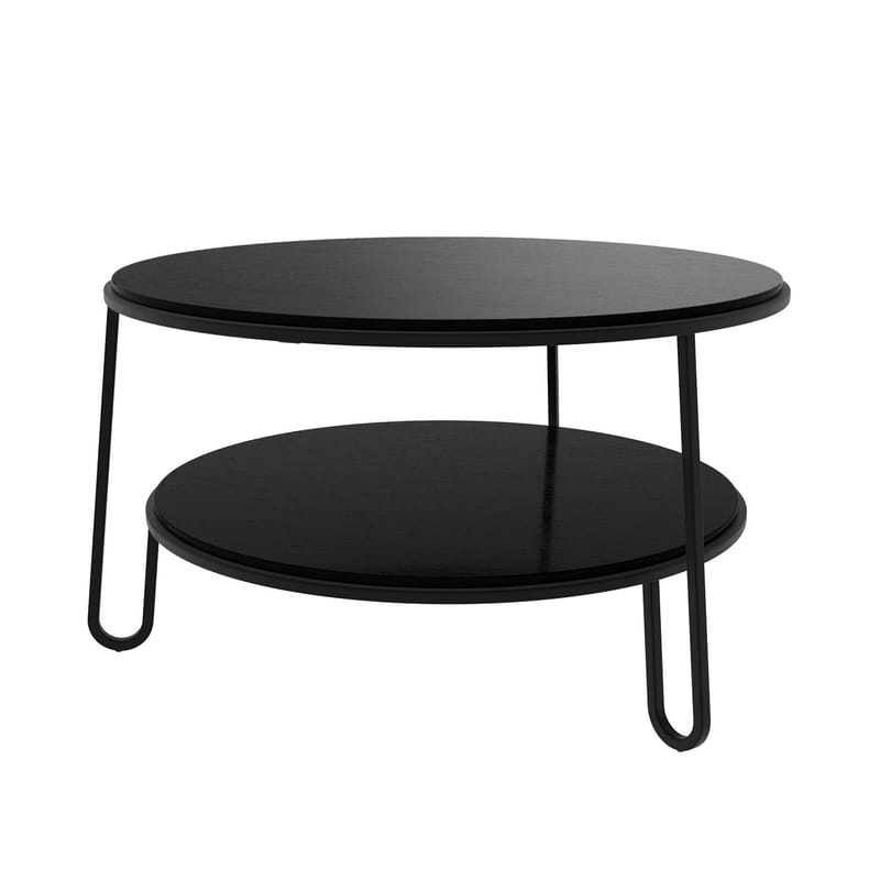 Short black coffee table top