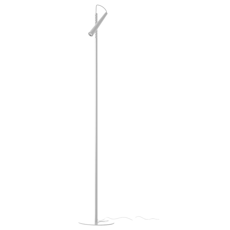 Luminaire - Lampadaires - Lampadaire Magneto LED métal blanc / Liseuse - Foscarini - Blanc - Acier laqué