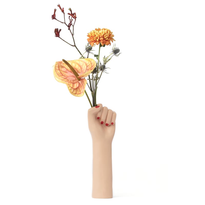 Décoration - Vases - Vase Girl Power céramique marron / Large - H 32 cm - Doiy - Marron / H 32 cm - Céramique