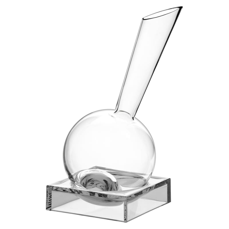 Table et cuisine - Carafes et décanteurs - Décanteur Vinocchio verre transparent / Avec socle - Italesse - Transparent - Verre