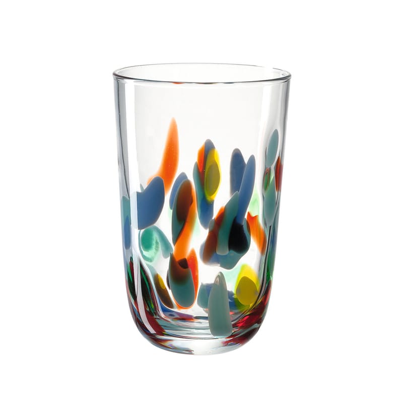 Tableware - Wine Glasses & Glassware - Portofino Long drink glass glass multicoloured / 430 ml - Leonardo - Multicoloured - Mouth blown glass