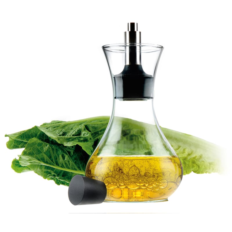 Table et cuisine - Sel, poivre et huile - Shaker à vinaigrette    Stoppe-goutte - Eva Solo - Transparent - Acier inoxydable, Verre borosollicate