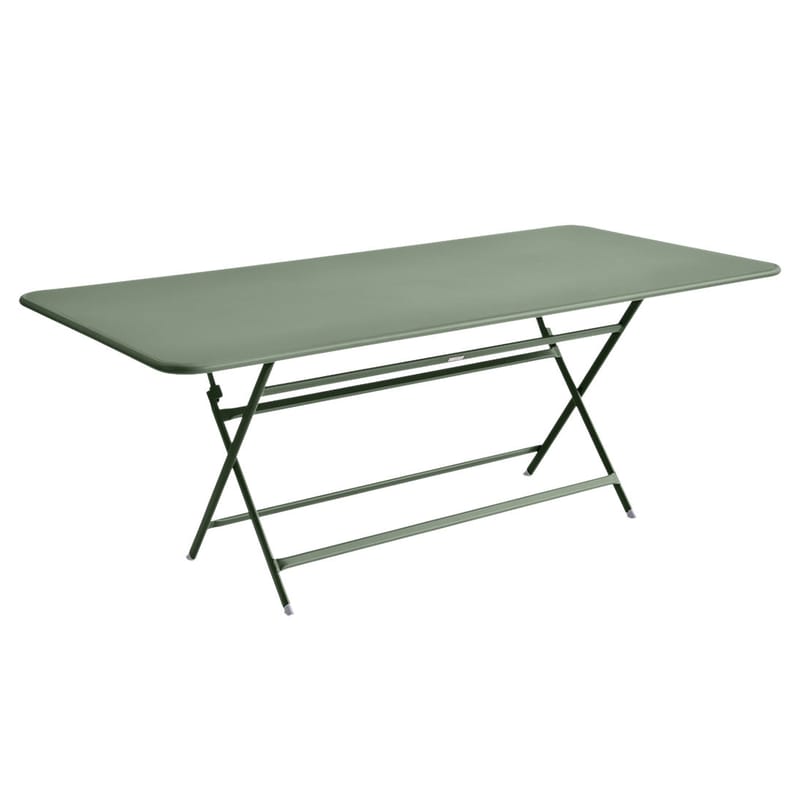 Outdoor - Garden Tables - Caractère Foldable table metal green 90 x 190 cm - Fermob - Cactus - Painted steel
