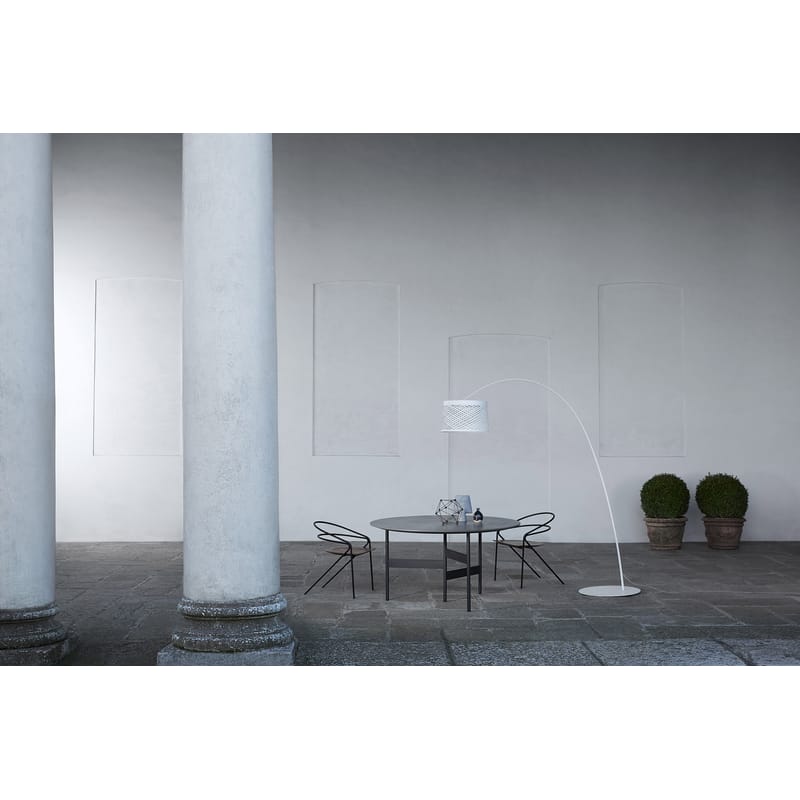 Foscarini Twiggy Grid LED Outdoor Outdoor floor lamp carmine