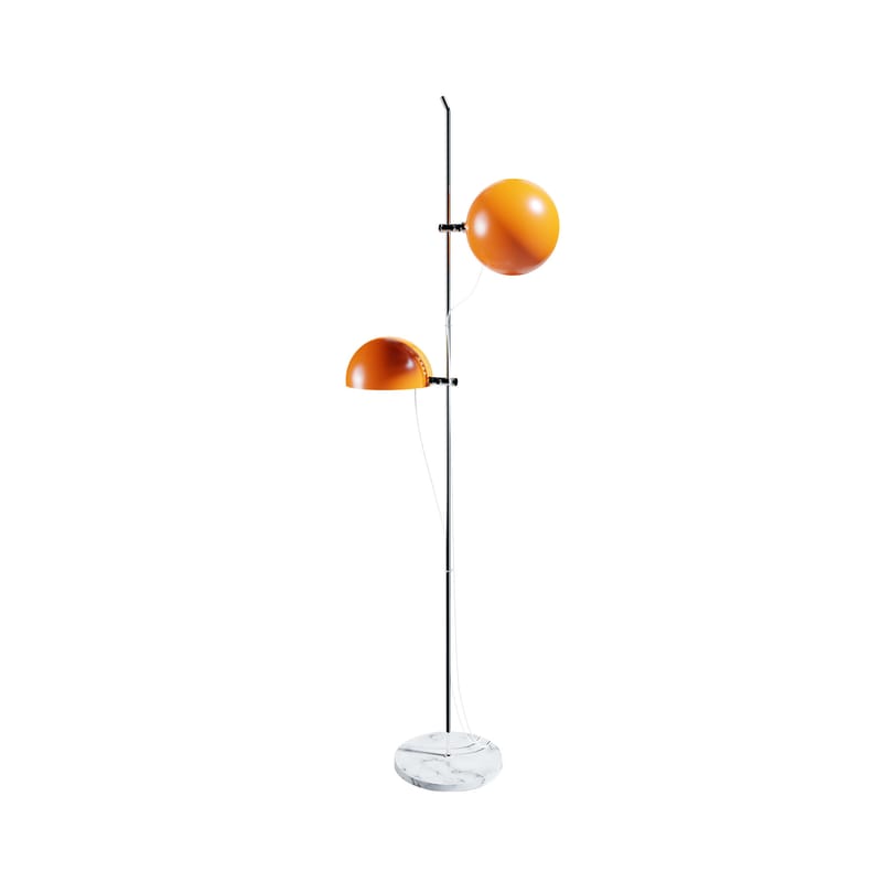 Orange tall lamp top