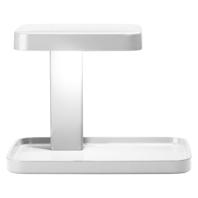Lighting - Table Lamps - Piani LED Table lamp plastic material white LED / Wall pocket - Flos - White - ABS, PMMA
