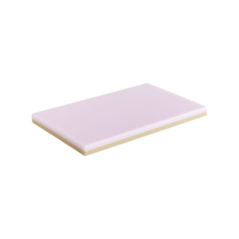 Table et cuisine - Couteaux et planches à découper - Planche à découper Half & Half plastique rose / Medium - 30 x 20 cm / Polyéthylène - Hay - Rose - Polyéthylène
