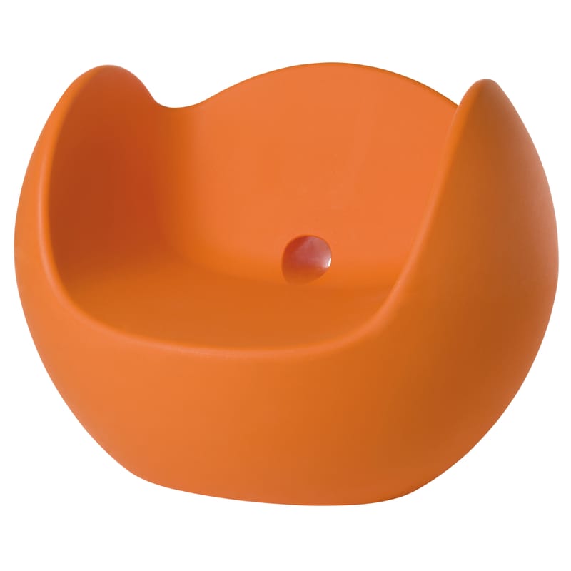 Möbel - Möbel für Teens - Schaukelstuhl Blos plastikmaterial orange - Slide - Orange - recycelbares Polyethen