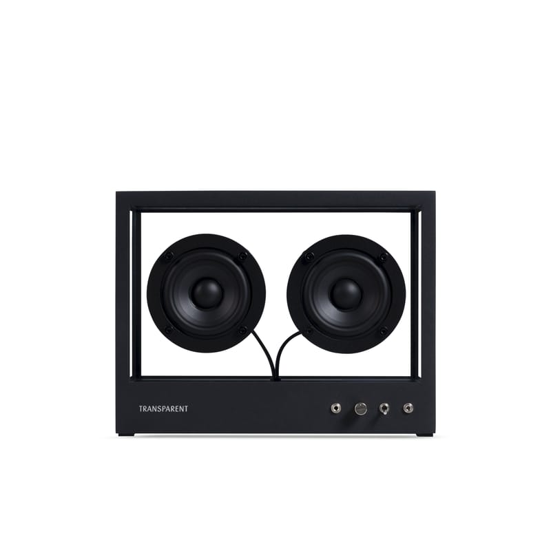 Transparent Speaker Small Speaker black transparent Made In