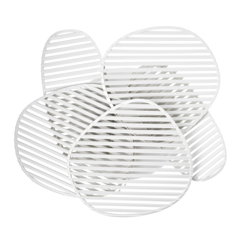 Leuchten - Wandleuchten - Wandleuchte Nuage plastikmaterial weiß / Deckenleuchte - L 63 x H 54 cm - Foscarini - Weiß - ABS, Polykarbonat