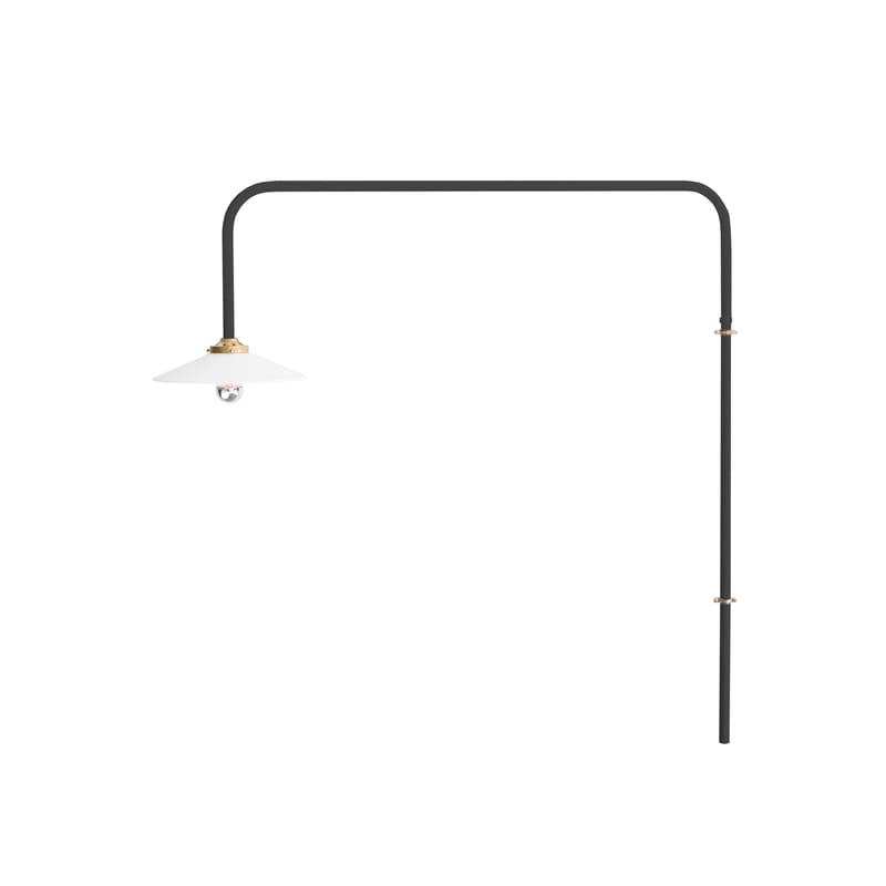 Luminaire - Appliques - Applique avec prise Hanging Lamp n°5 métal noir / H 100 x L 90 cm - valerie objects - Noir - Acier, Verre