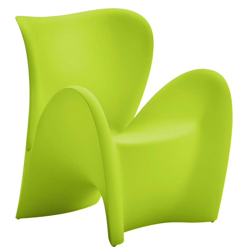 Mobilier - Fauteuils - Fauteuil Lily plastique vert - MyYour - Vert mat - Matière plastique
