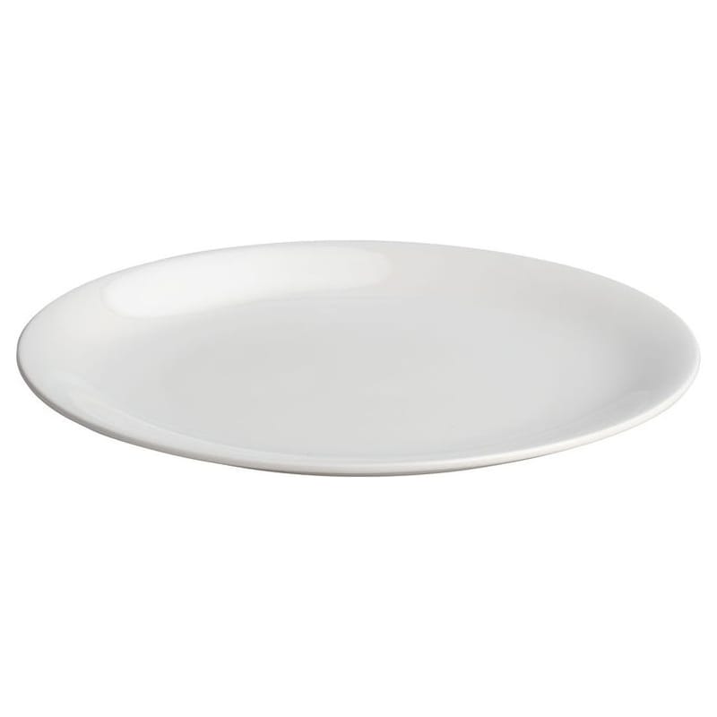 Table et cuisine - Assiettes - Assiette à dessert All-time céramique blanc Ø 20 cm - Alessi - Assiette à dessert Ø 20 cm - Porcelaine Bone China