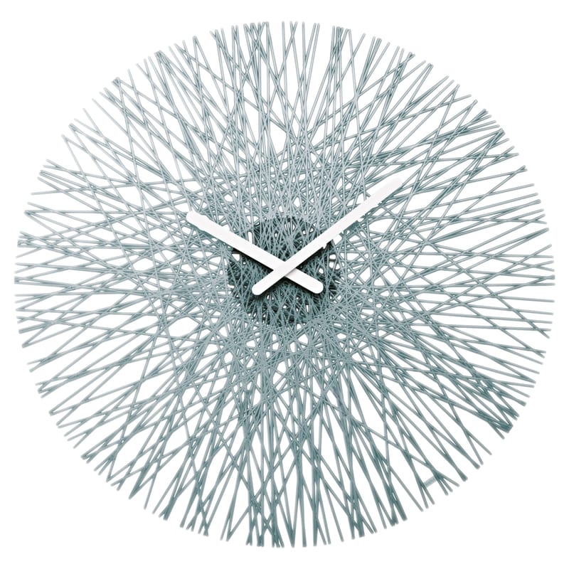 Décoration - Horloges  - Horloge murale Silk plastique gris noir - Koziol - Anthracite transparant - Polycarbonate