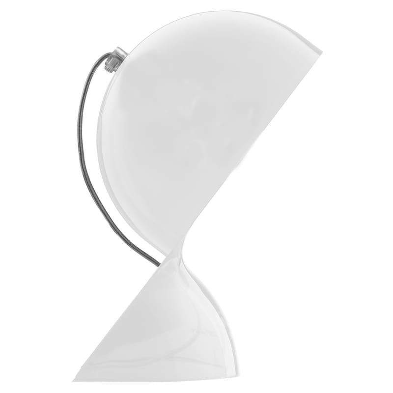 Illuminazione - Lampade da tavolo - Lampada da tavolo Dalù materiale plastico bianco - Artemide - Bianco opaco - Materiale plastico
