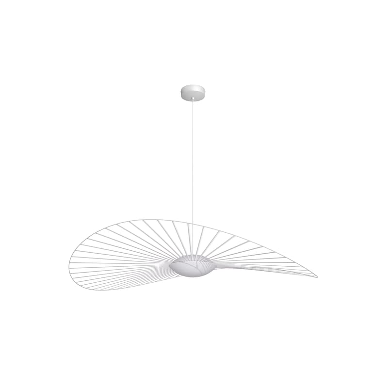 Luminaire - Suspensions - Suspension Vertigo Nova LED / Ø 140 cm - Petite Friture - Blanc / Diffuseur blanc - Fibre de verre, Polyuréthane, Verre triplex