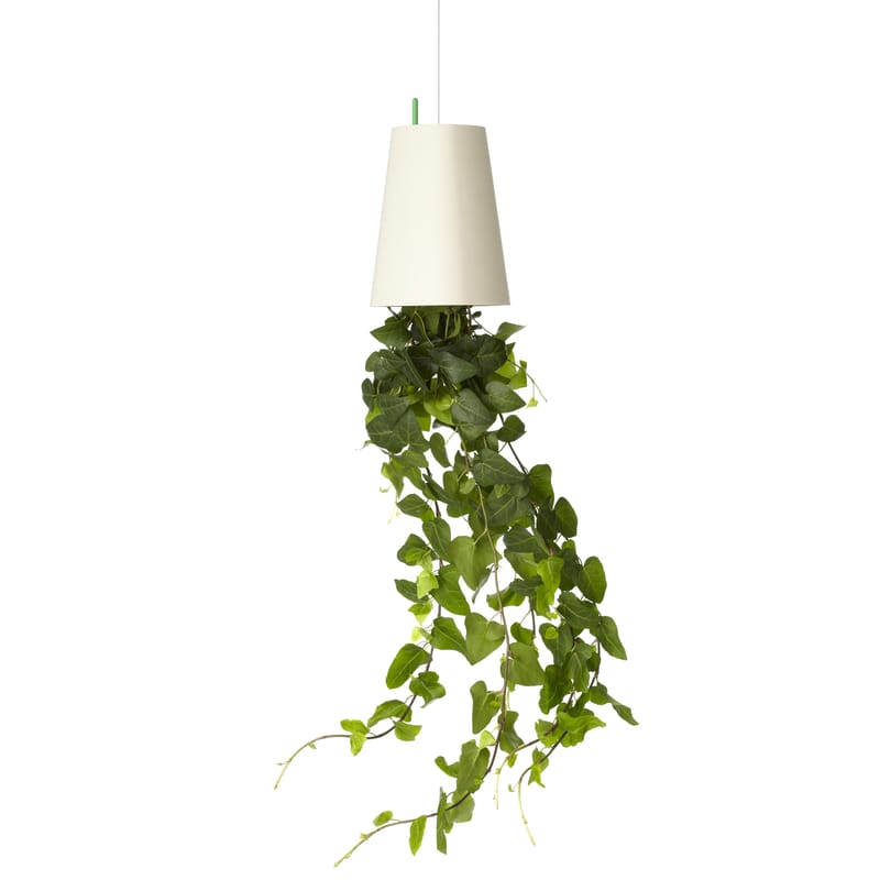 Decoration - Funny & surprising - Sky Planter - Polypropylene Medium - H 15 cm / Upside down planter by Boskke - White - Recycled polypropylene