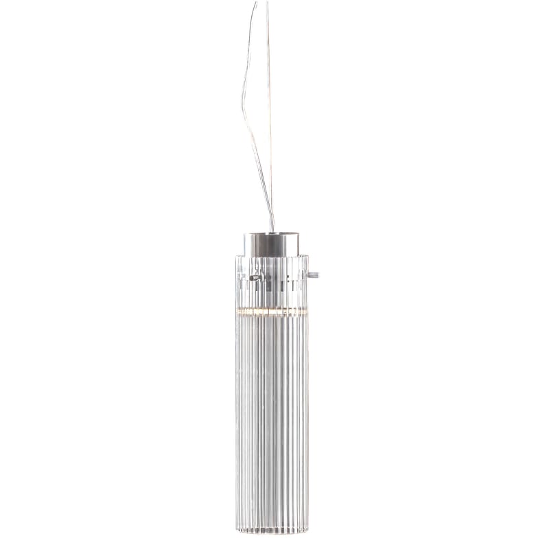 Leuchten - Pendelleuchten - Pendelleuchte Rifly plastikmaterial transparent / LED - H 30 cm - Kartell - Transparent (farblos) - Polycarbonat