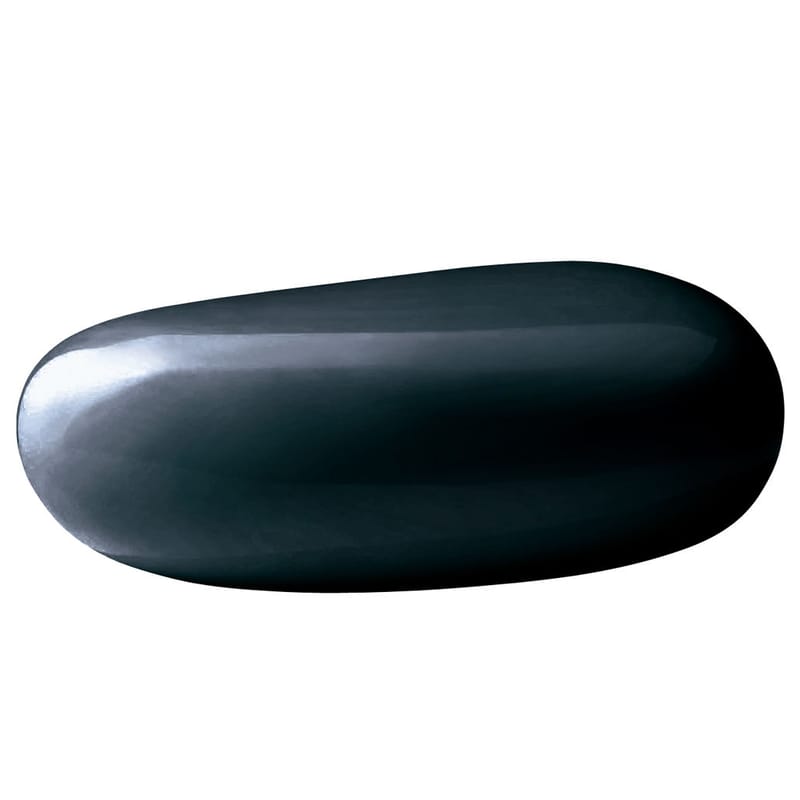 Mobilier - Tables basses - Pouf Koishi plastique gris / Table basse - Driade - Gris anthracite - Fibre de verre