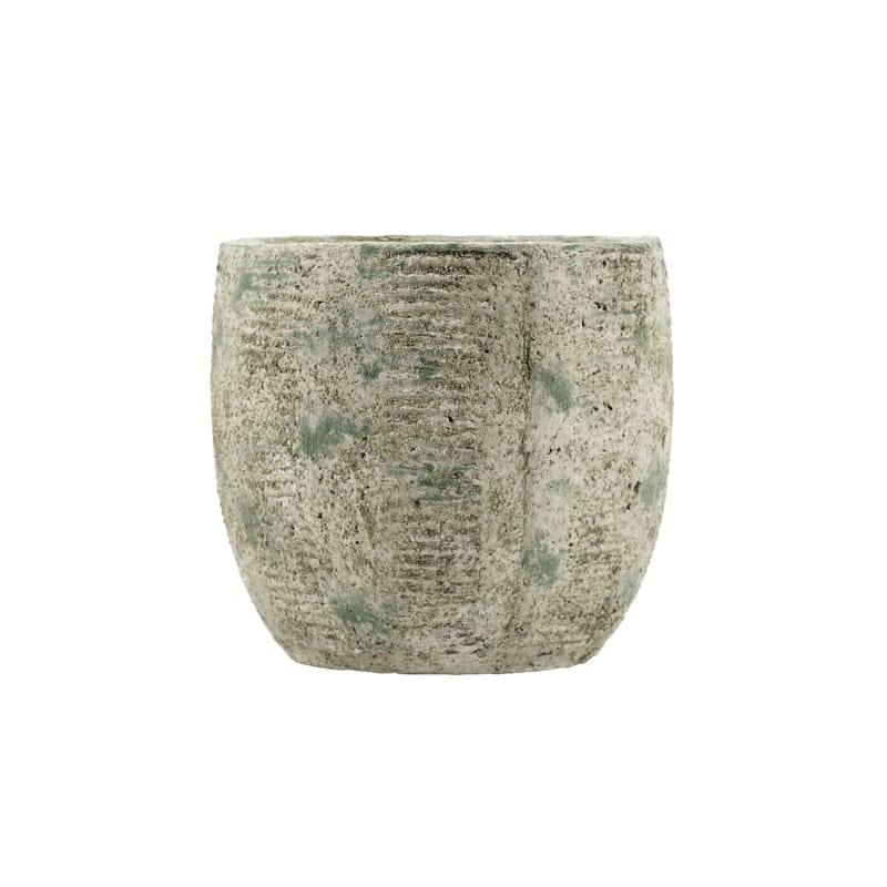 Décoration - Pots et plantes - Cache-pot Small céramique gris / Ø 18,5 x H 16,5 cm - Serax - H 16,5 cm / Gris - Grès