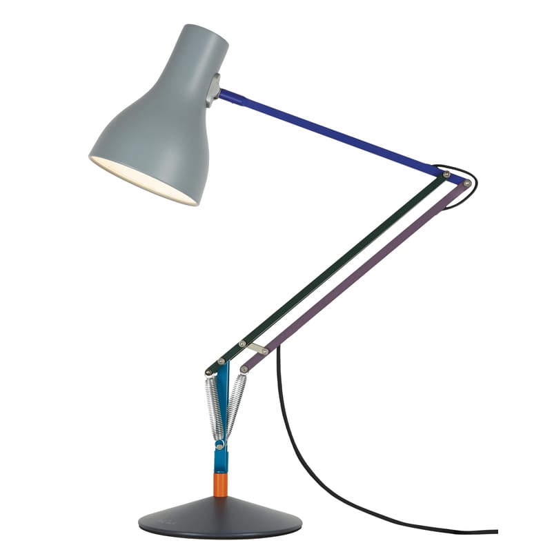 Luminaire - Lampes de table - Lampe de table Type 75 métal multicolore / By Paul Smith - Edition n°2 / Réédition 1930\' - Anglepoise - Bleu, Violet, Vert, Bleu - Aluminium