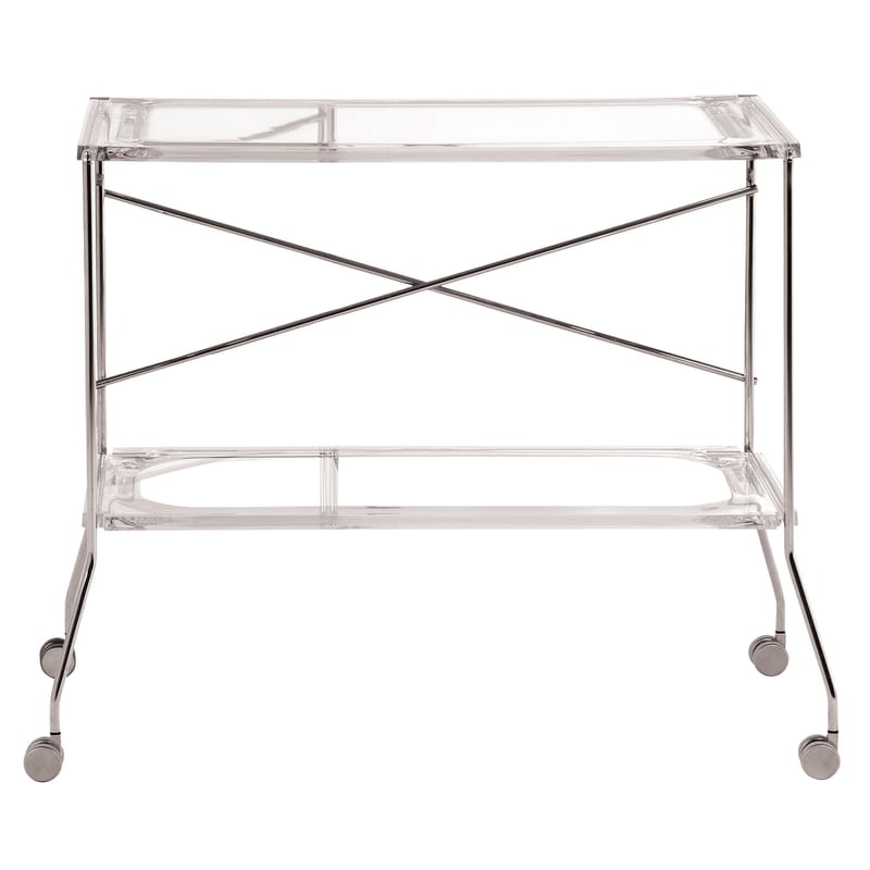 Furniture - Miscellaneous furniture - Flip Dresser plastic material transparent - Kartell - Cristal - Anodized aluminium, PMMA