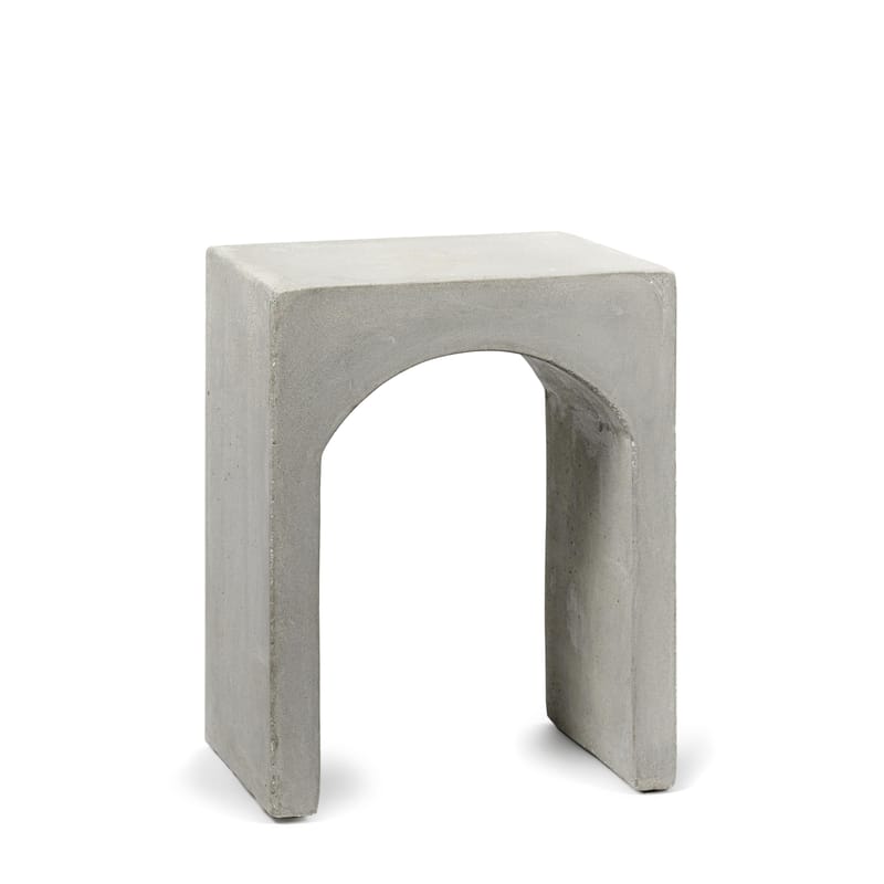 Möbel - Hocker - Hocker Roman stein grau / Beton - Serax - Grau - Beton