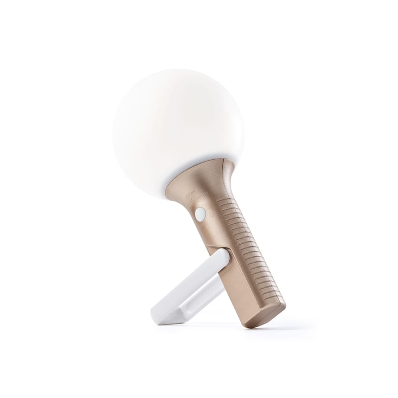 Luminaire - Luminaires d\'extérieur - Lampe extérieur sans fil rechargeable Bolla+ plastique or métal / LED multicolore - Lexon - Or - ABS, Silicone