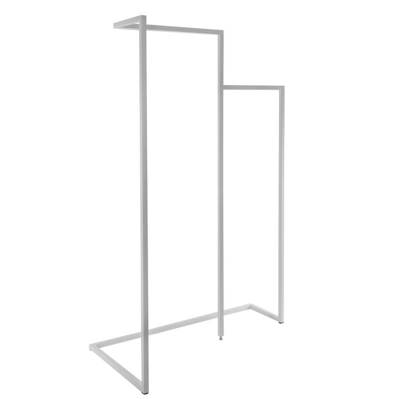 Furniture - Coat Racks & Pegs - Oona Rack metal white L 110 x H 170 - Serax - White - Lacquered metal