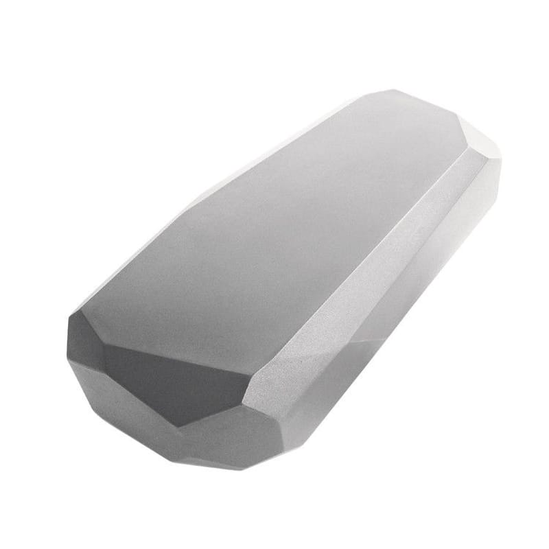Mobilier - Tables basses - Table basse Meteor Large plastique gris / 117 x 69 cm - Serralunga - Gris - Polyéthylène