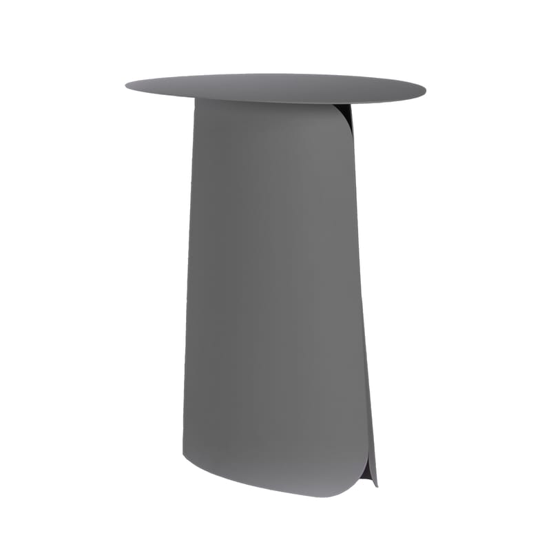 Mobilier - Tables basses - Table d\'appoint High Collar / H 65 cm - ENOstudio - Gris clair - Fer peint