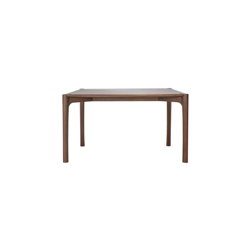 Mobilier - Tables - Table rectangulaire PI bois naturel / 140 x 80 cm - 6 personnes - Ethnicraft - Teck brun - Teck massif teinté FSC