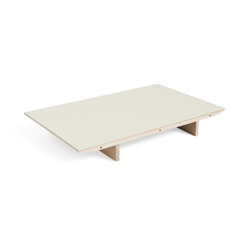 Mobilier - Tables - Accessoire / Ralllonge linoleum - Pour table extensible CPH 30 - L 50 x 90 cm - Hay - Linoleum / Blanc cassé - Contreplaqué, Linoléum