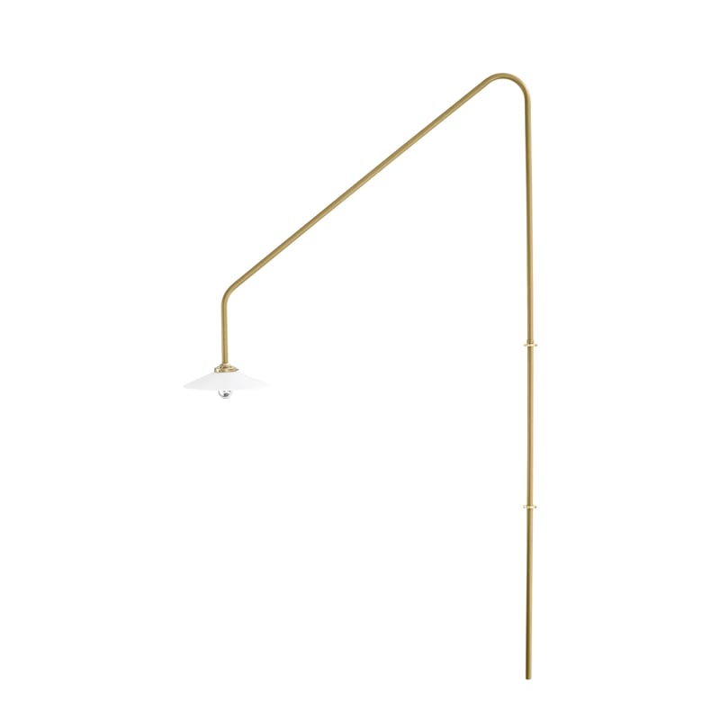 Luminaire - Appliques - Applique avec prise Hanging Lamp n°4 or métal / H 180 x L 90 cm - valerie objects - Laiton - Acier, Verre