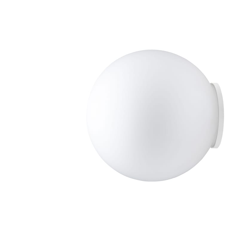 Luminaire - Appliques - Applique Sfera verre blanc Ø 35 cm - Fabbian - Blanc - Ø 35 cm - Verre
