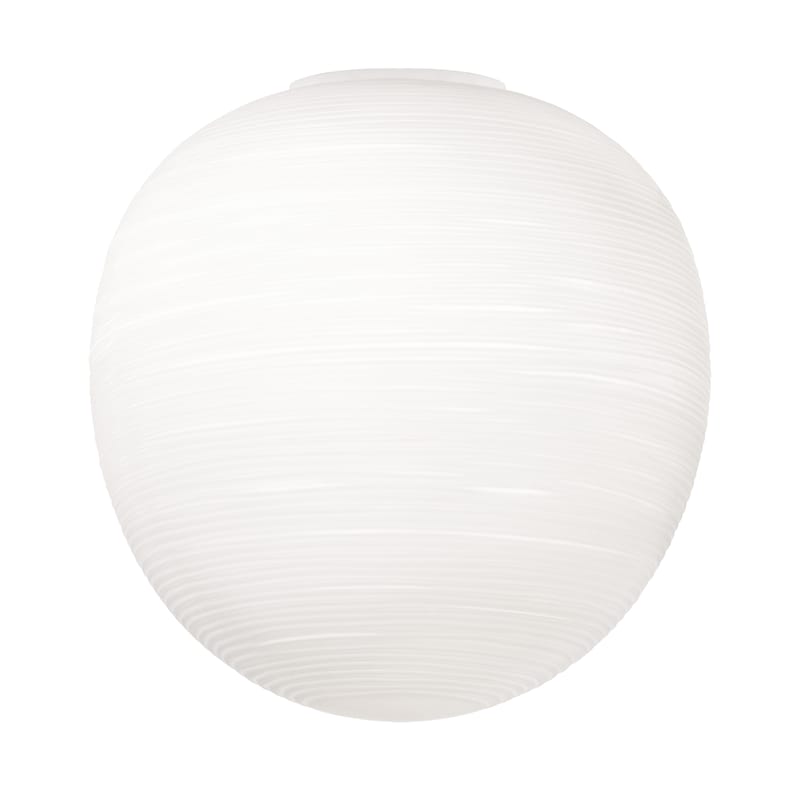 Luminaire - Plafonniers - Plafonnier Rituals XL verre blanc / Ø 40 x H 40 cm - Verre soufflé - Foscarini - Blanc - Verre soufflé bouche