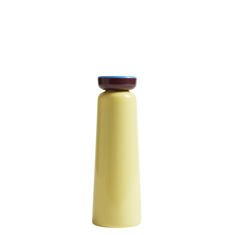 Tendenze - New Nordic - Bottiglia isotermica Sowden metallo giallo / 0,35L - Hay - Giallo chiaro - Acciaio inossidabile, Polipropilene