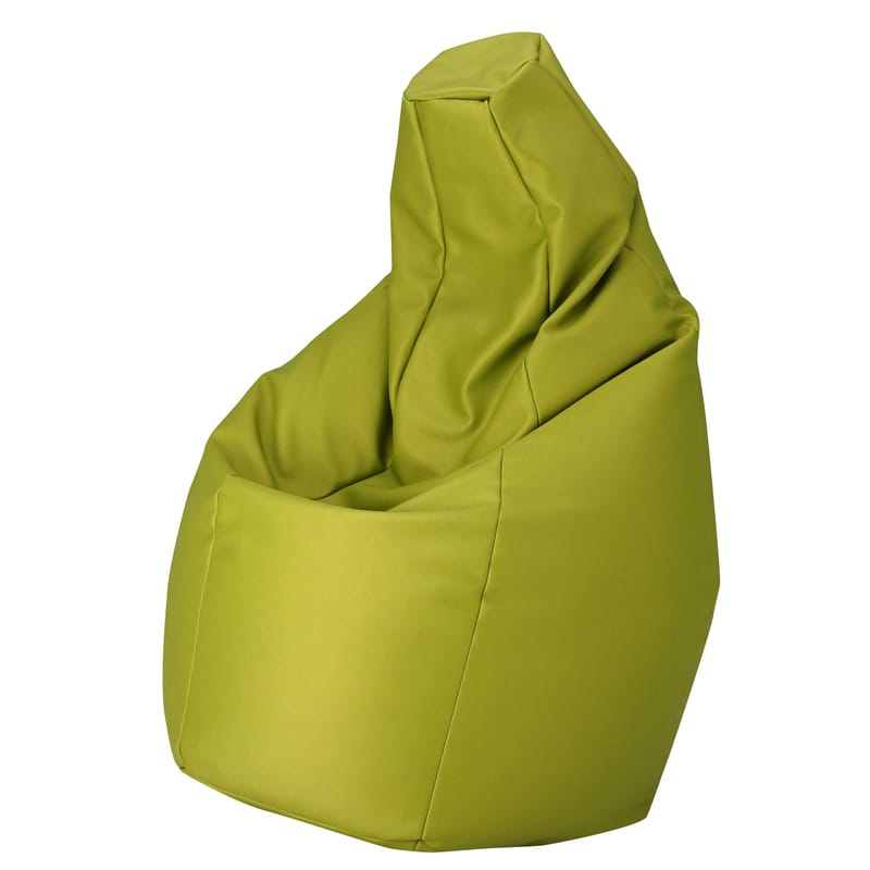 Mobilier - Poufs - Pouf d\'extérieur Sacco Outdoor tissu vert - Zanotta - Vert - Tissu VIP