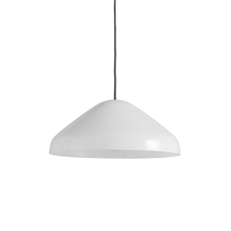 Luminaire - Suspensions - Suspension Pao LED verre blanc / Ø 35 cm - soufflé bouche - Hay - Blanc - Verre soufflé bouche